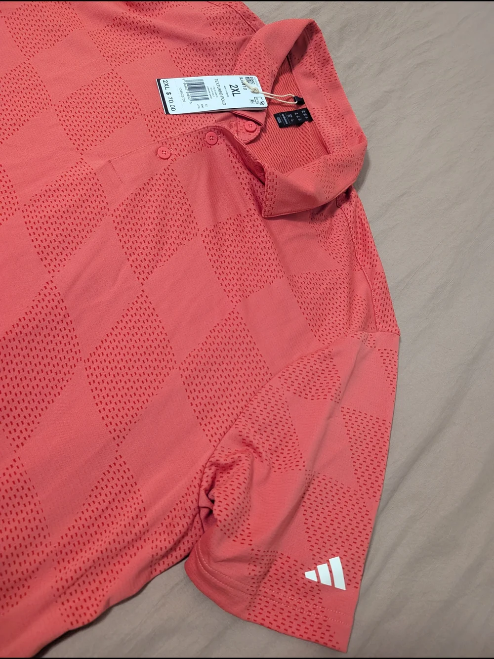 adidas Men's Coral Performance Polo